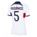 Günstige Paris Saint-Germain Marquinhos #5 Auswärts Fussballtrikot Damen 2023-24 Kurzarm